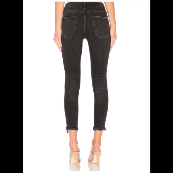 AGOLDE Sophie high rise cropped temple - Picture 2 of 6